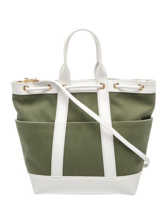 Veronica Beard Canvas Top Handle Bag