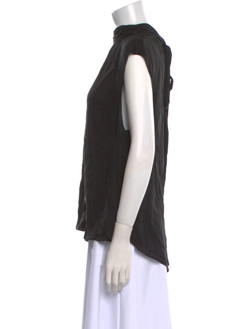 Veronica Beard Silk Mock Neck Blouse