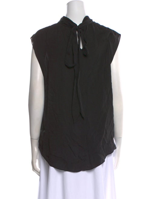 Veronica Beard Silk Mock Neck Blouse