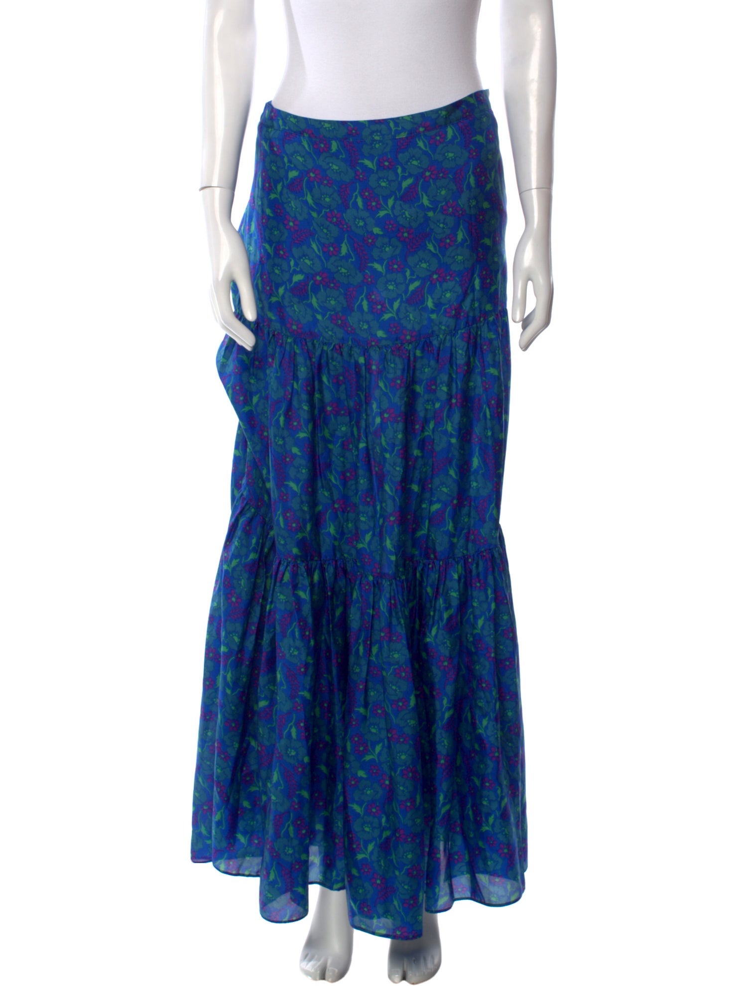 Veronica Beard Silk Midi Length Skirt