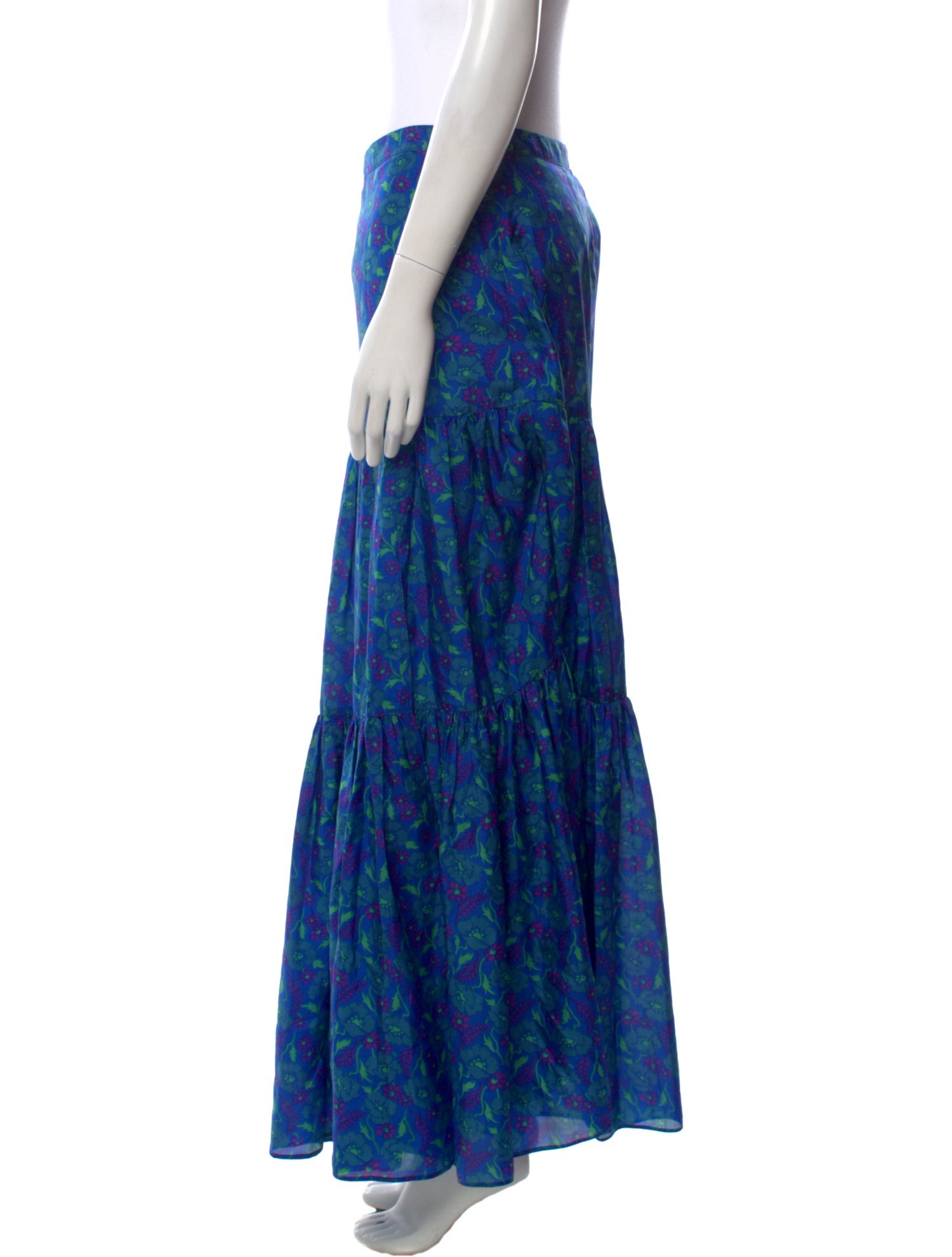 Veronica Beard Silk Midi Length Skirt