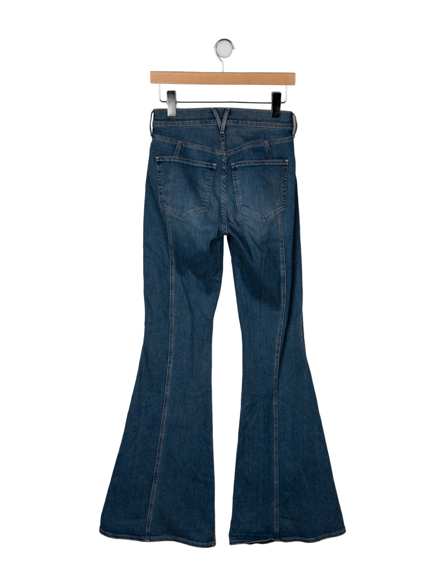 Veronica Beard Mid-Rise Wide Leg Jeans