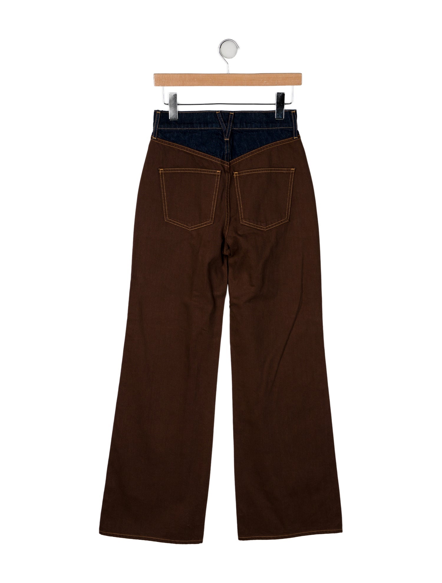 Veronica Beard High-Rise Wide Leg Jeans