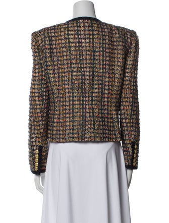 Veronica Beard Tweed Pattern Evening Jacket