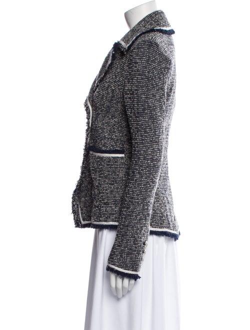 Veronica Beard Tweed Pattern Biker Jacket