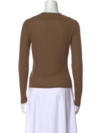 Veronica Beard Crew Neck Long Sleeve Top