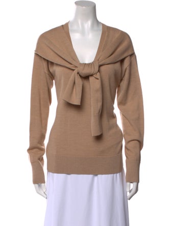 Veronica Beard Merino Wool V-Neck Sweater
