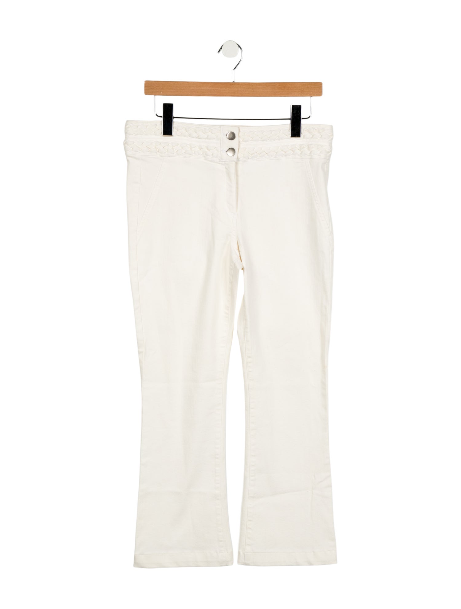 Veronica Beard Mid-Rise Straight Leg Jeans