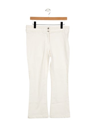 Veronica Beard Mid-Rise Straight Leg Jeans