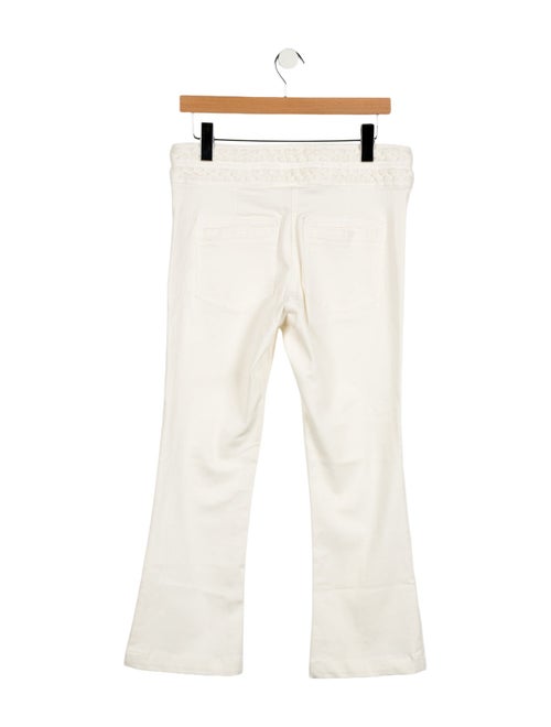 Veronica Beard Mid-Rise Straight Leg Jeans