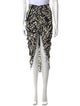 Veronica Beard Animal Print Midi Length Skirt