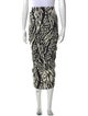 Veronica Beard Animal Print Midi Length Skirt
