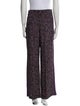 Veronica Beard Floral Print Wide Leg Pants