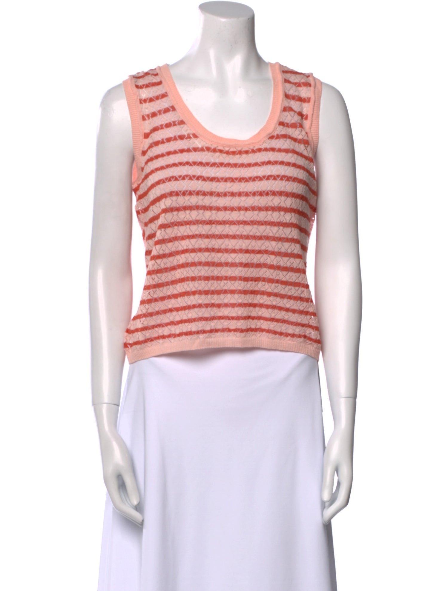 Veronica Beard Linen Striped Crop Top w/ Tags