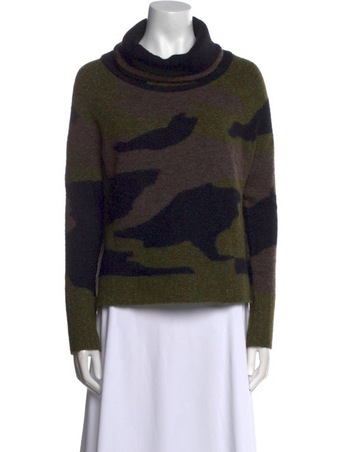 Veronica Beard Printed Turtleneck Sweater