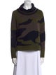 Veronica Beard Printed Turtleneck Sweater
