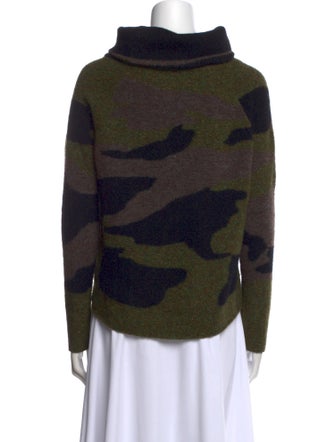 Veronica Beard Printed Turtleneck Sweater