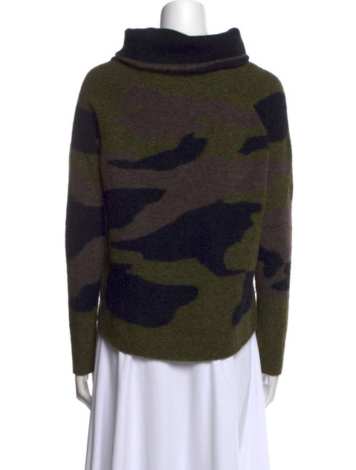 Veronica Beard Printed Turtleneck Sweater