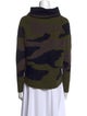 Veronica Beard Printed Turtleneck Sweater
