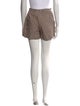 Veronica Beard Plaid Print Mini Shorts