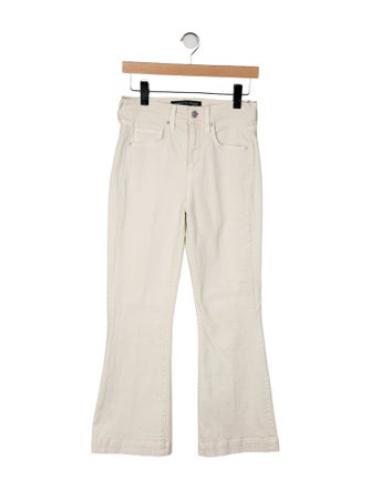Veronica Beard Mid-Rise Wide Leg Jeans