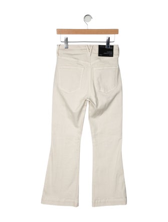 Veronica Beard Mid-Rise Wide Leg Jeans