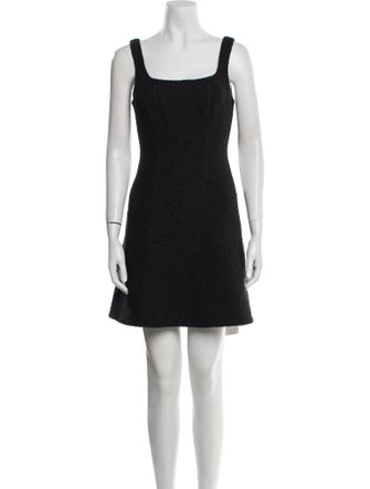 Veronica Beard Square Neckline Mini Dress