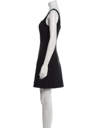 Veronica Beard Square Neckline Mini Dress