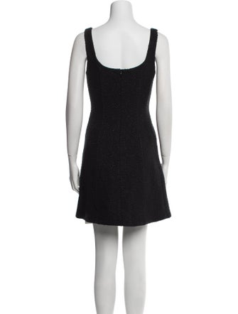 Veronica Beard Square Neckline Mini Dress