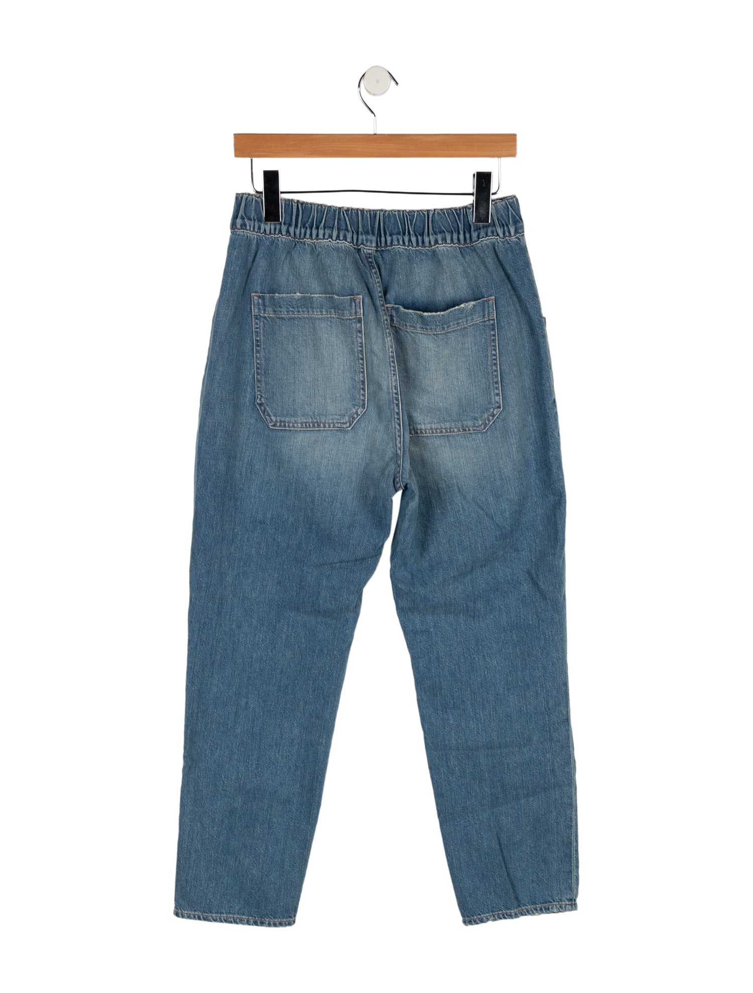 Veronica Beard High-Rise Straight Leg Jeans