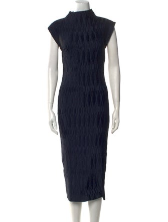 Veronica Beard Striped Midi Length Dress