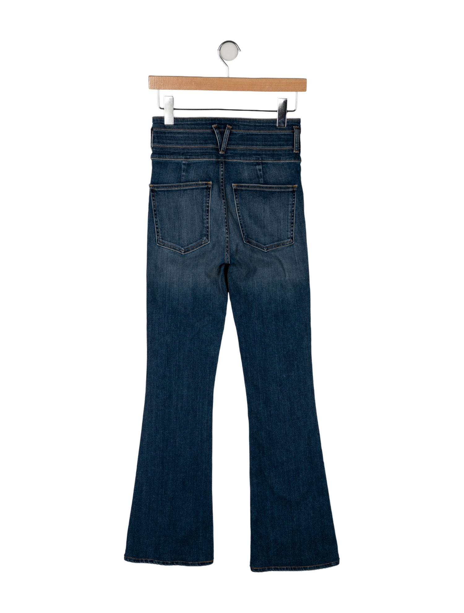 Veronica Beard High-Rise Wide Leg Jeans