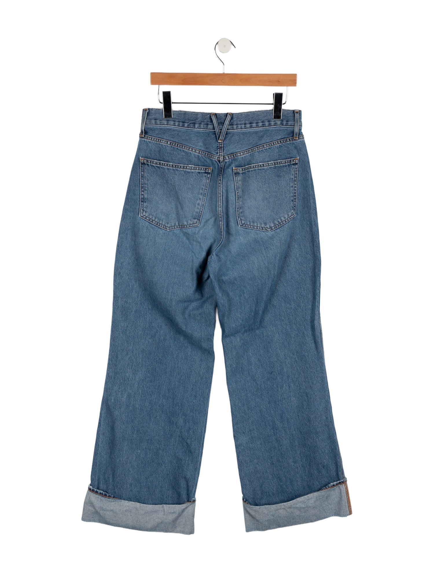 Veronica Beard High-Rise Wide Leg Jeans