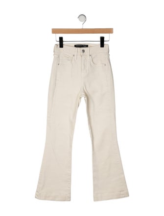 Veronica Beard Mid-Rise Wide Leg Jeans