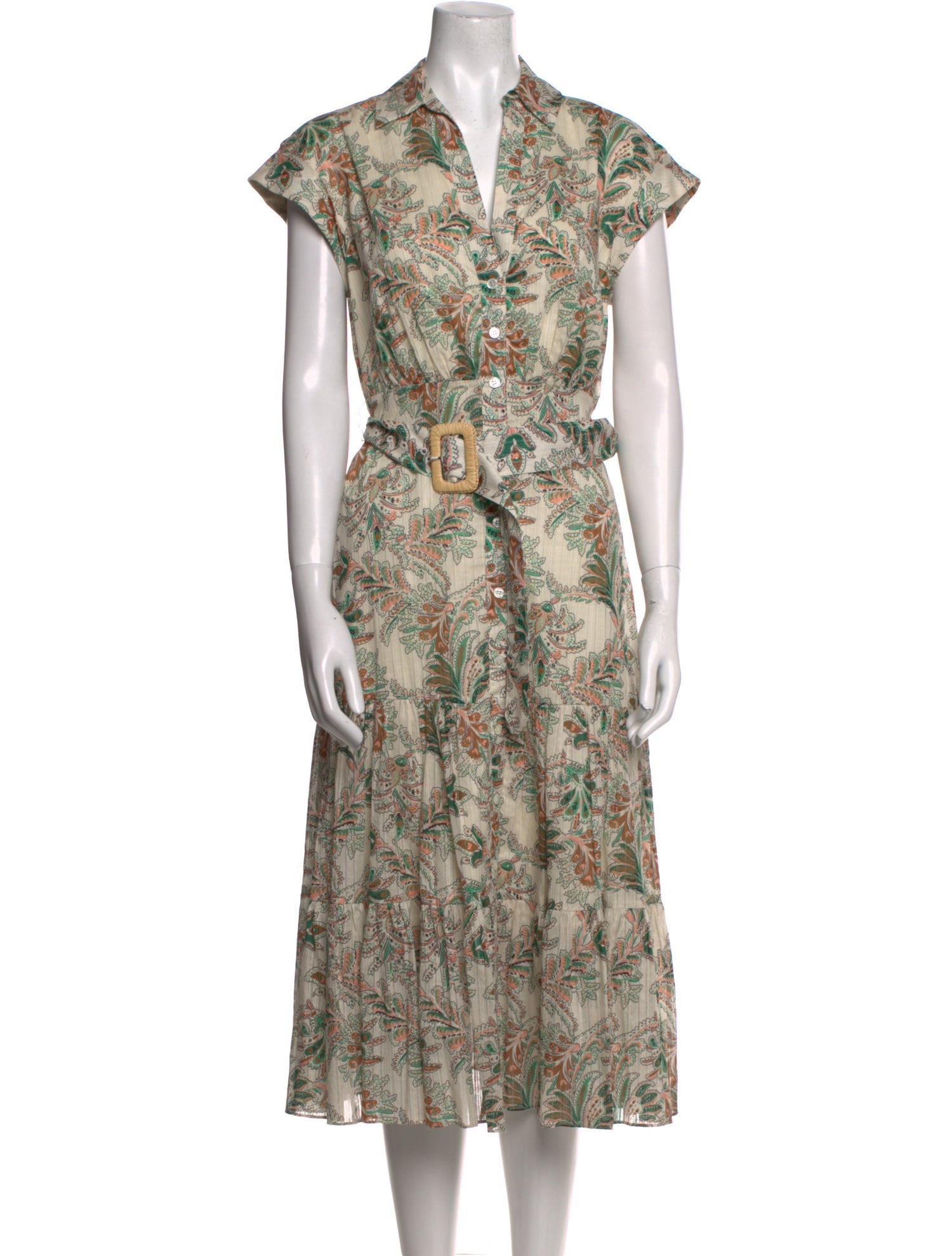 Veronica Beard Printed Midi Length Dress