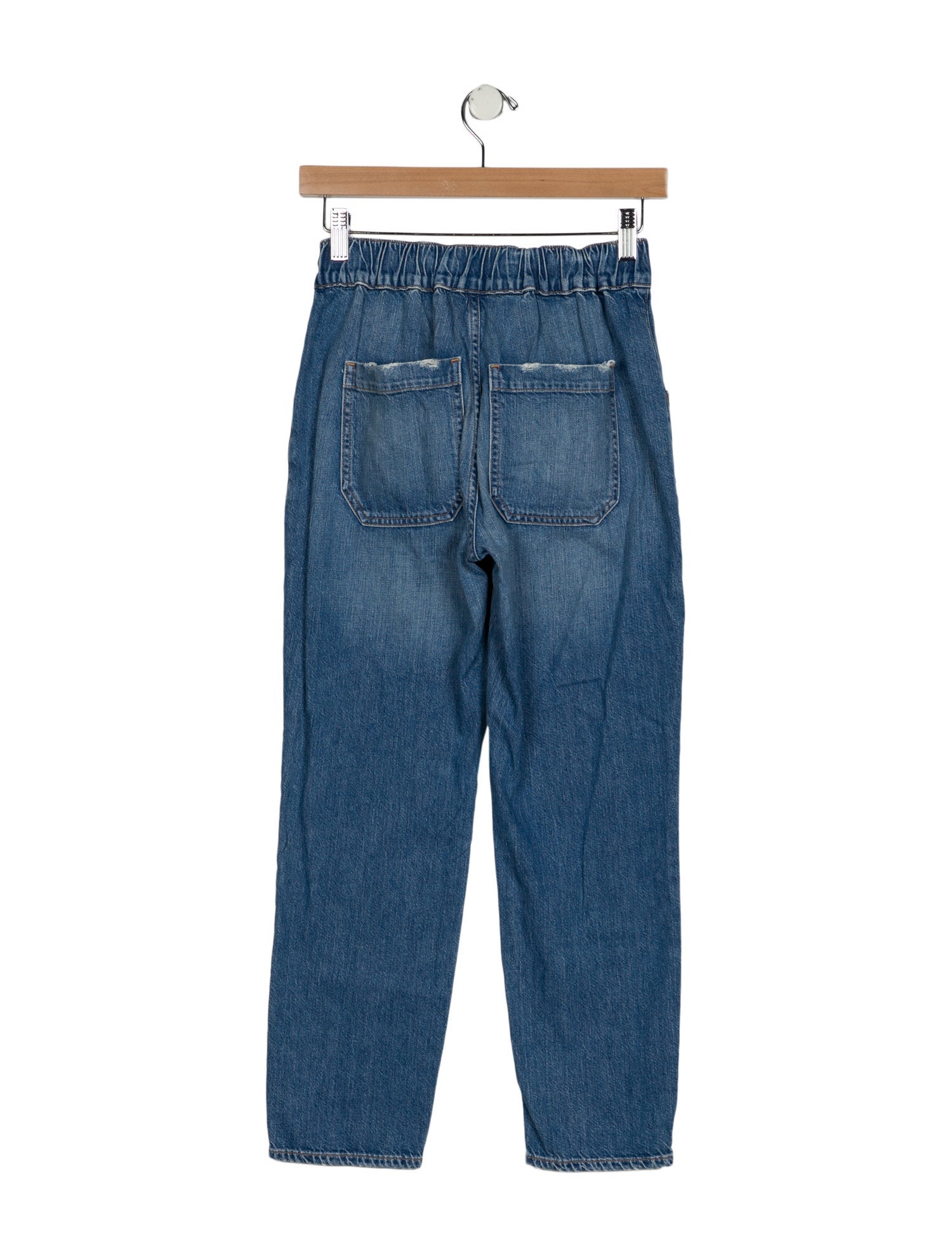 Veronica Beard Mid-Rise Straight Leg Jeans