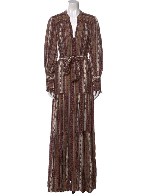 Veronica Beard Striped Long Dress