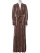 Veronica Beard Striped Long Dress