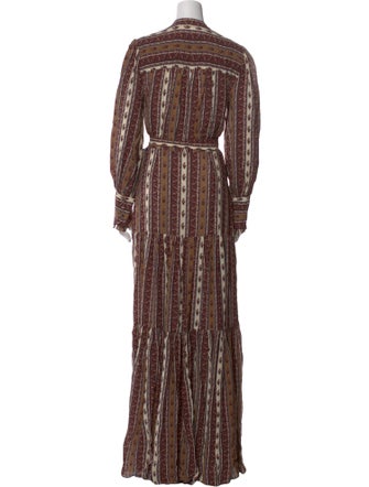 Veronica Beard Striped Long Dress