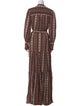 Veronica Beard Striped Long Dress