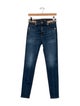 Veronica Beard High-Rise Straight Leg Jeans