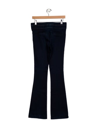 Veronica Beard Mid-Rise Straight Leg Jeans