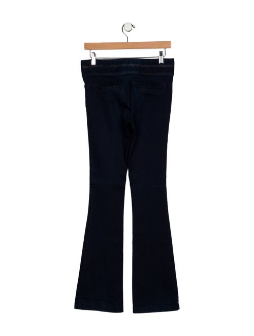 Veronica Beard Mid-Rise Straight Leg Jeans