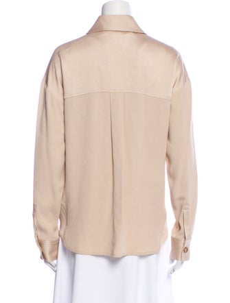 Veronica Beard Long Sleeve Button-Up Top