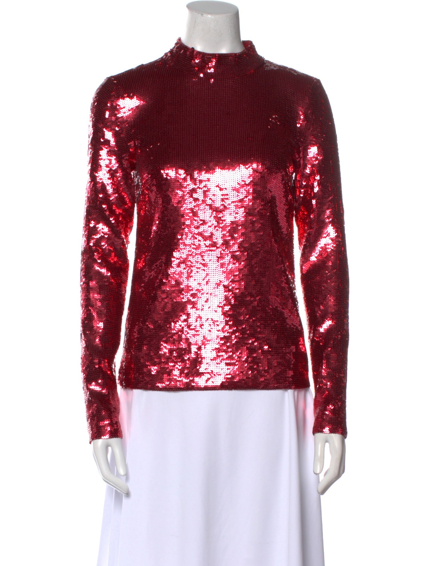 Veronica Beard Mock Neck Long Sleeve Top w/ Tags