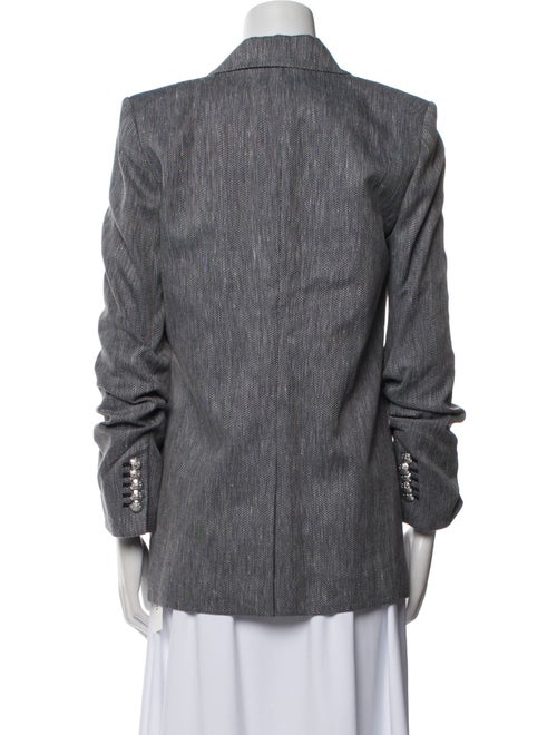 Veronica Beard Linen Striped Blazer