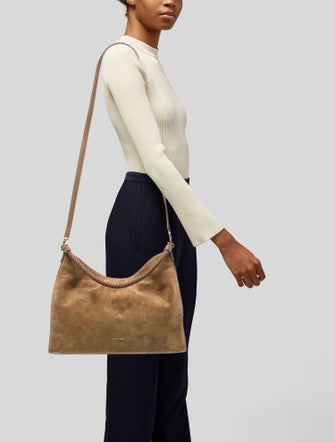Veronica Beard Suede Top Handle Bag