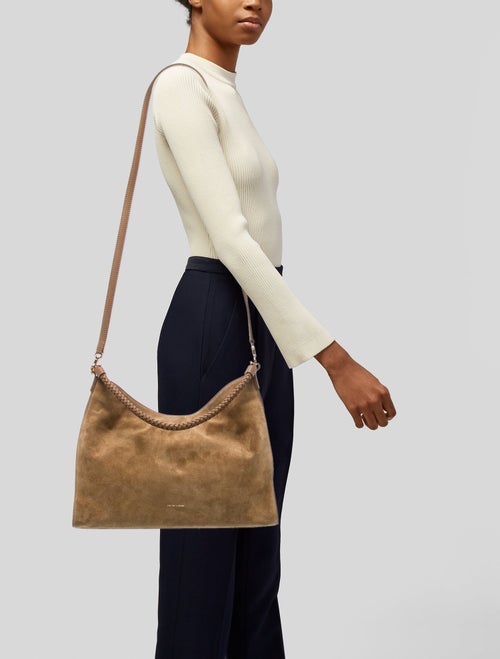 Veronica Beard Suede Top Handle Bag