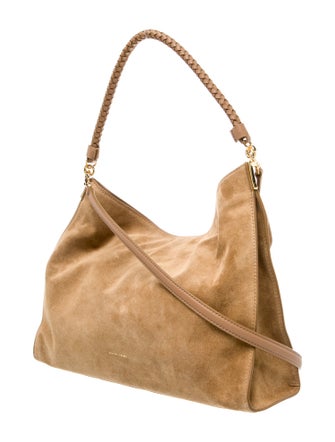 Veronica Beard Suede Top Handle Bag