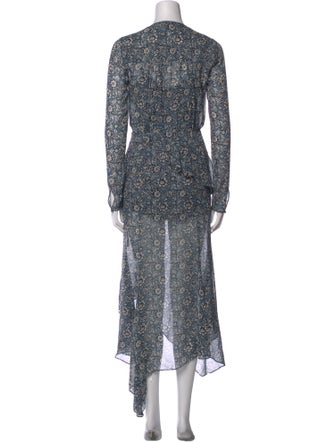 Veronica Beard Silk Long Dress